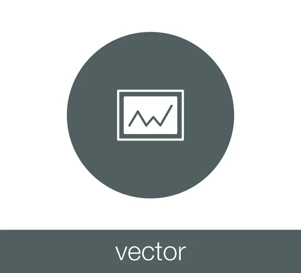 Ícone de imagem plana . —  Vetores de Stock