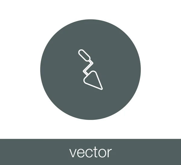 Icône truelle de construction — Image vectorielle