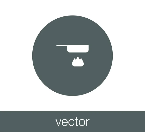 Diseño del icono de la barbacoa — Vector de stock