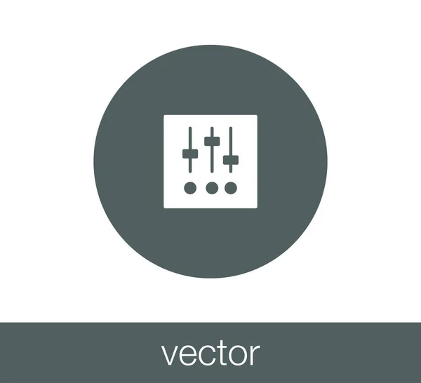 Control panel icon. — Stock Vector