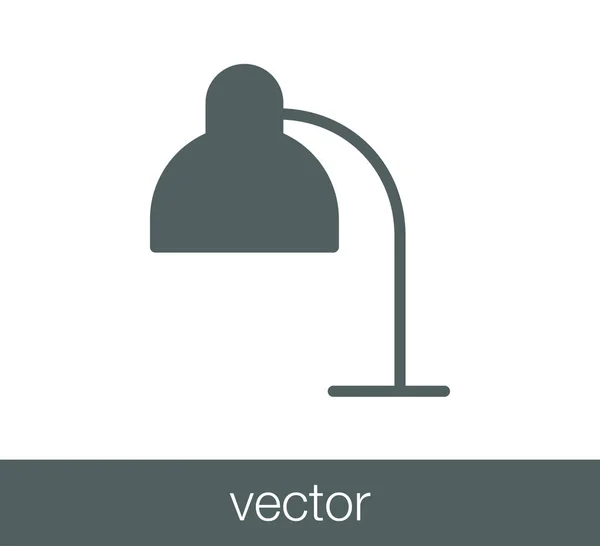 Masa lambası simgesi — Stok Vektör