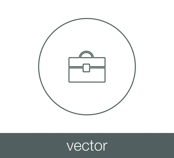 Web-Ikone für Koffer. — Stockvektor
