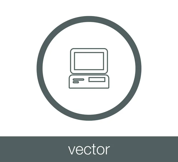 Design of Computer icon — Stock Vector