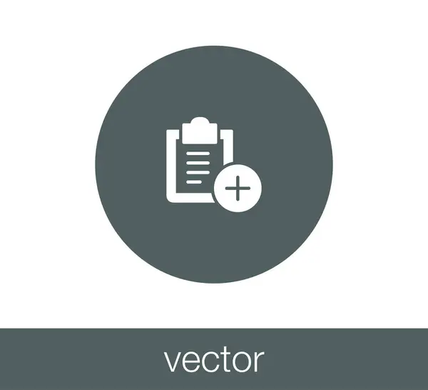 Icono de lista de verificación simple . — Archivo Imágenes Vectoriales