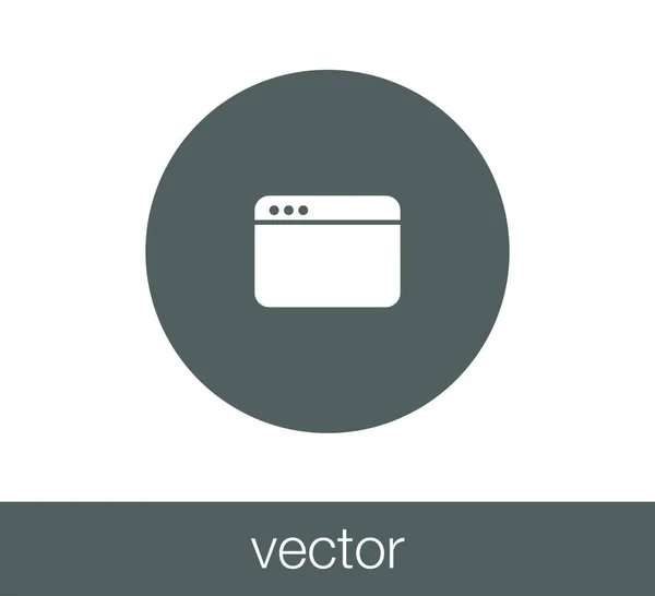 Código ventana icono — Archivo Imágenes Vectoriales