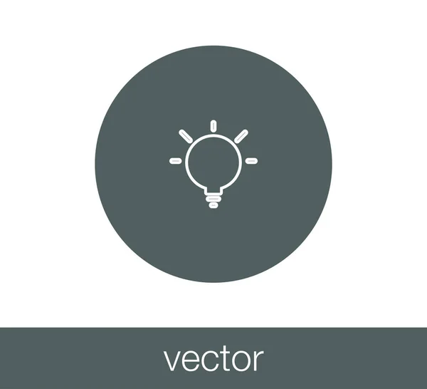 Illustrazione icona della lampada — Vettoriale Stock