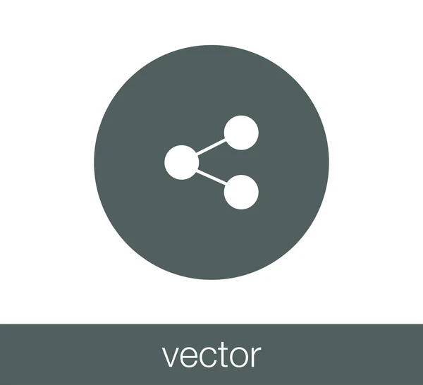 Symbol des sozialen Netzwerks. — Stockvektor