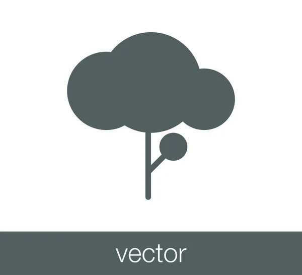 Árbol icono web — Archivo Imágenes Vectoriales