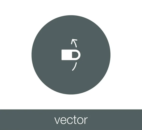 Toca el icono del gesto . — Vector de stock