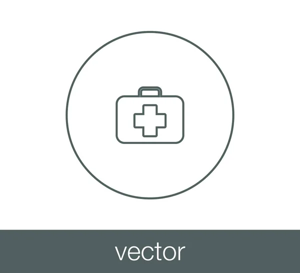 Pictogram EHBO-kit — Stockvector