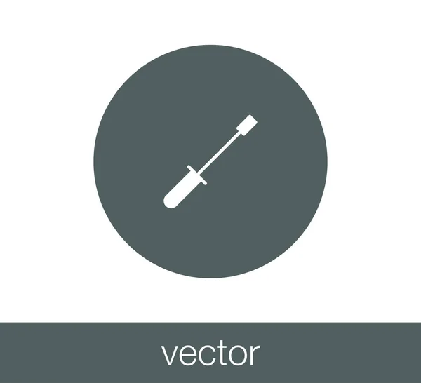 Destornillador icono web . — Archivo Imágenes Vectoriales