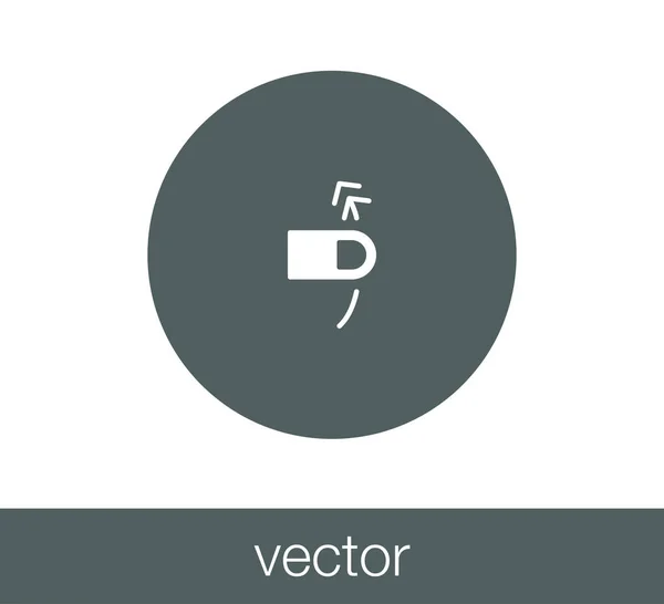 Touch gebaar-pictogram — Stockvector