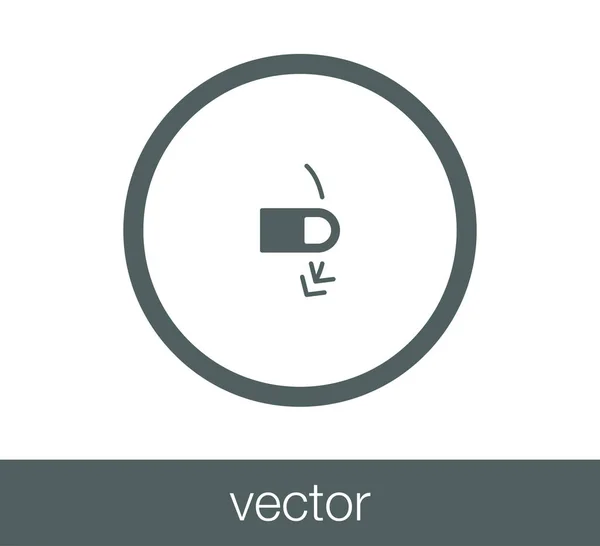 Toca el icono del gesto . — Vector de stock