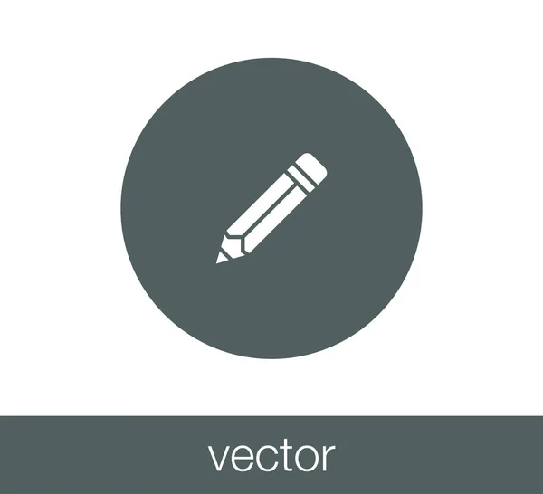Crayon icône simple — Image vectorielle