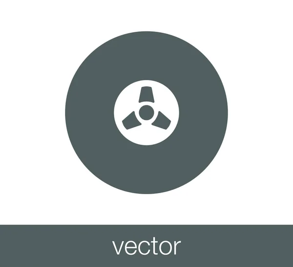 Icono web peligroso — Vector de stock