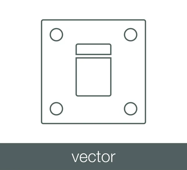 Switch button icon. — Stock Vector