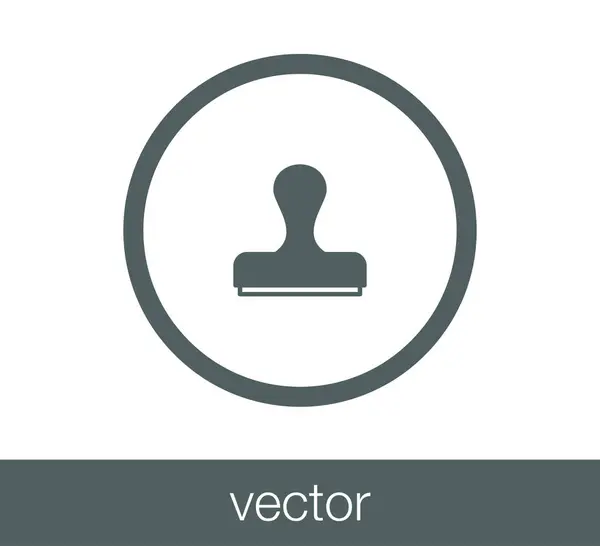 Stämpel verktygsikonen — Stock vektor