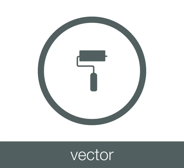 Paint roller icon — Stock Vector