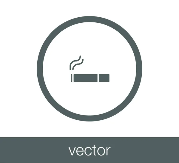 Smoking area sign icon — Stock Vector