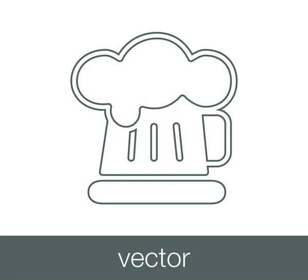 Diseño del icono de la cerveza — Vector de stock