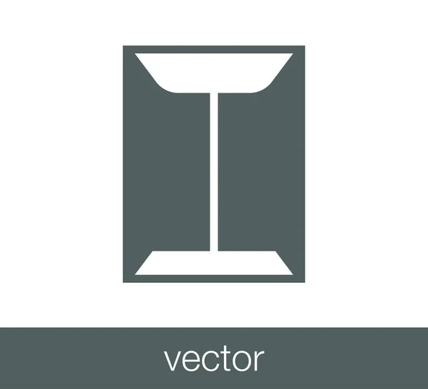 Envelope flat icon — Stock Vector