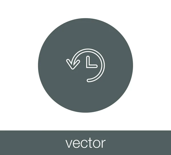 Recargar icono de símbolo . — Vector de stock