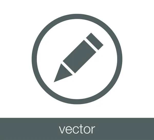 Простий піктограма олівця — стоковий вектор