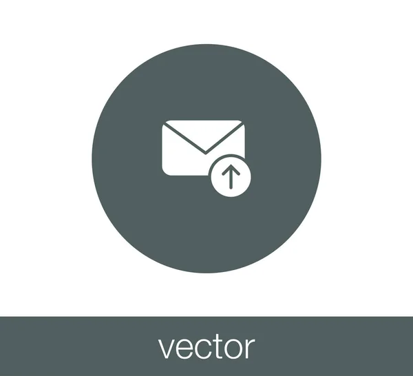 Email simple icono — Vector de stock