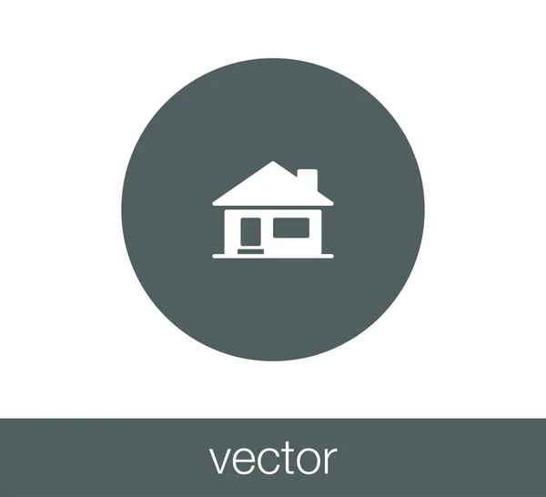 Home icon. House icon. — Stock Vector