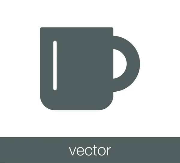 Desain ikon cangkir - Stok Vektor