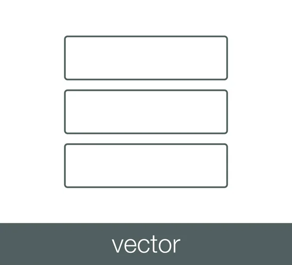 Ilustración del icono del servidor . — Vector de stock
