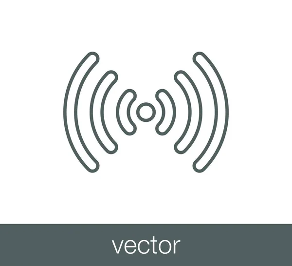 Wifi icono inalámbrico . — Vector de stock