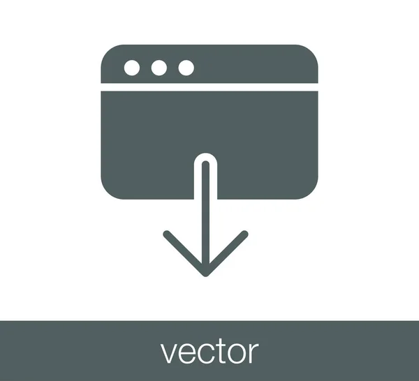 Symbole für das Codefenster — Stockvektor