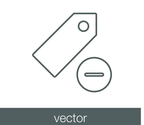 Lesezeichen-Symbol — Stockvektor