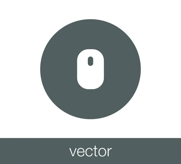 Icono de ratón moderno — Vector de stock