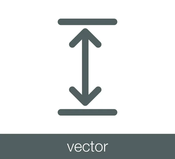 स्केल प्रतीक प्रतीक . — स्टॉक वेक्टर