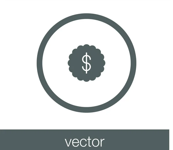 Icono de signo de dinero — Vector de stock