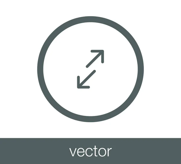 Icono de flechas de transferencia . — Vector de stock