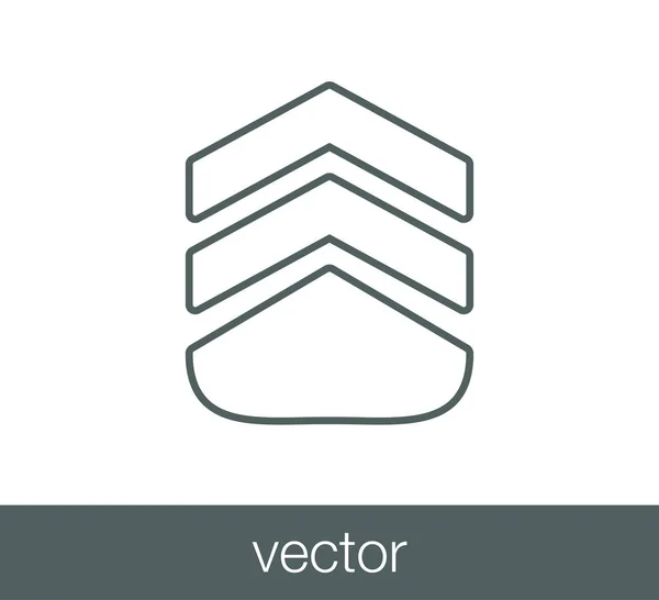 Trofeo icono web — Vector de stock