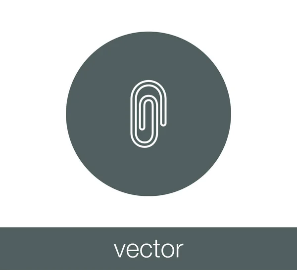 Gémkapocs ikon. — Stock Vector