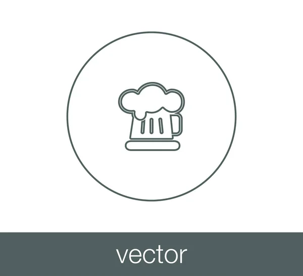 Návrh pivo ikony — Stockový vektor