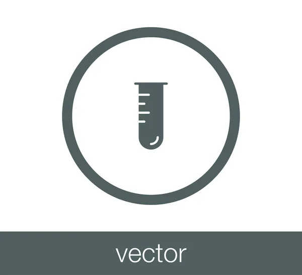 Kémiai cső ikon. — Stock Vector