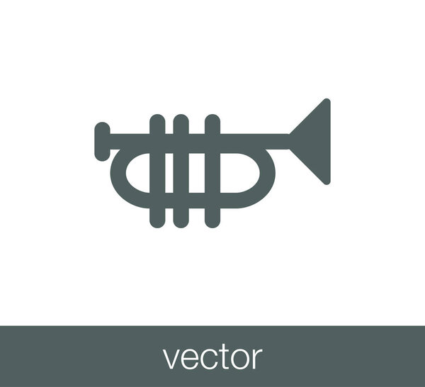 Trumpet simple icon