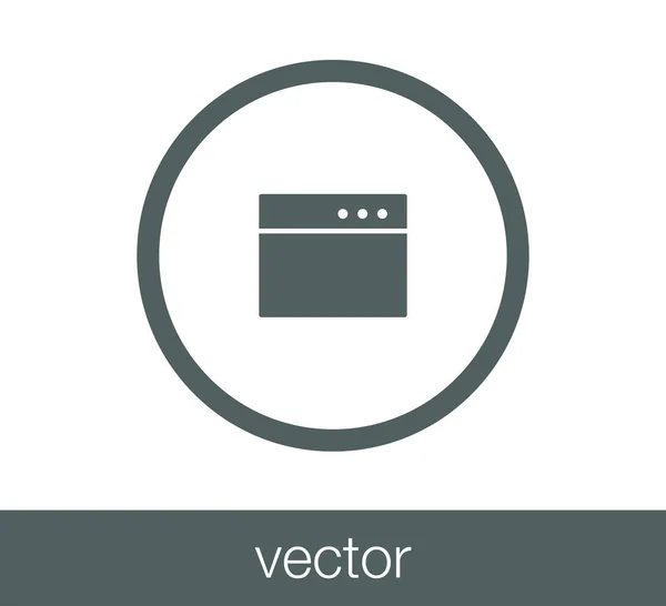 Symbole für das Codefenster — Stockvektor