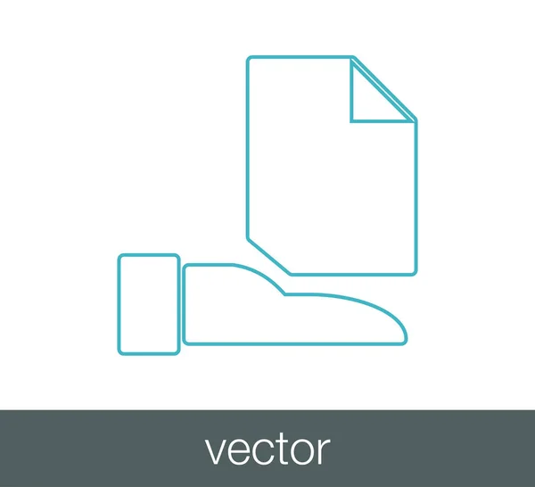 Conception de l'icône Fichier — Image vectorielle