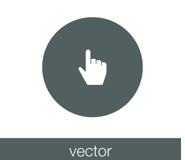 Toca el icono del gesto — Vector de stock