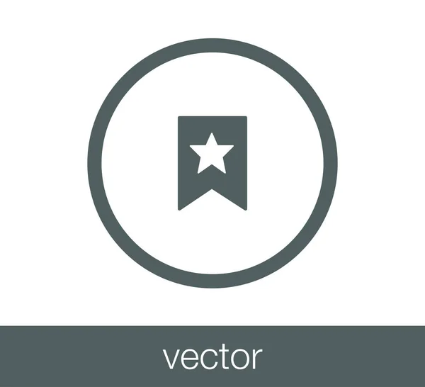 Ícone web estrela — Vetor de Stock