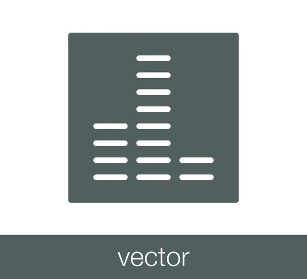 Nivå volymikonen — Stock vektor