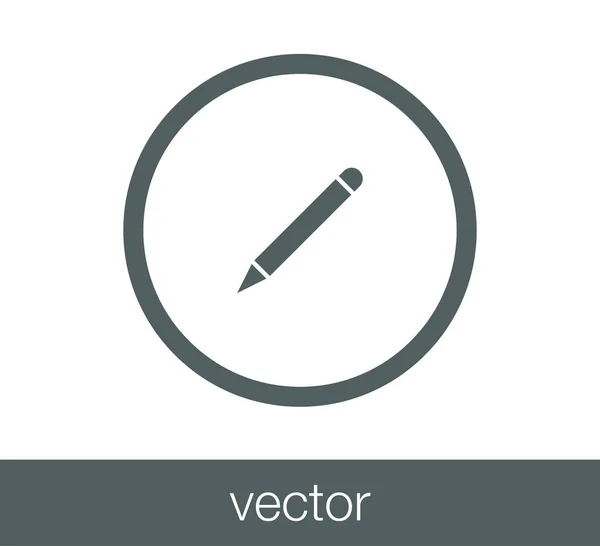 Pencil simple icon — Stock Vector