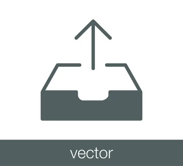 Простая иконка электронной почты — стоковый вектор